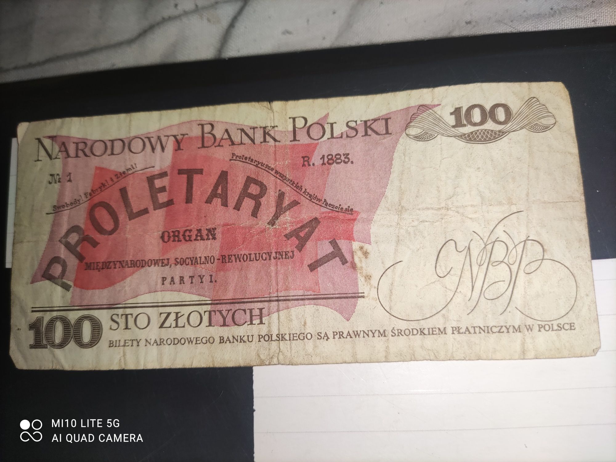 Stare banknoty 100zł 1986r