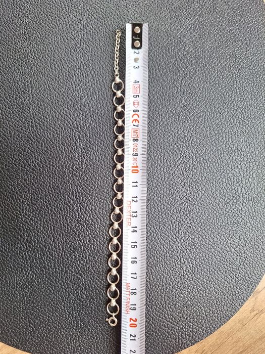 Bransoletka srebrna, 20 cm