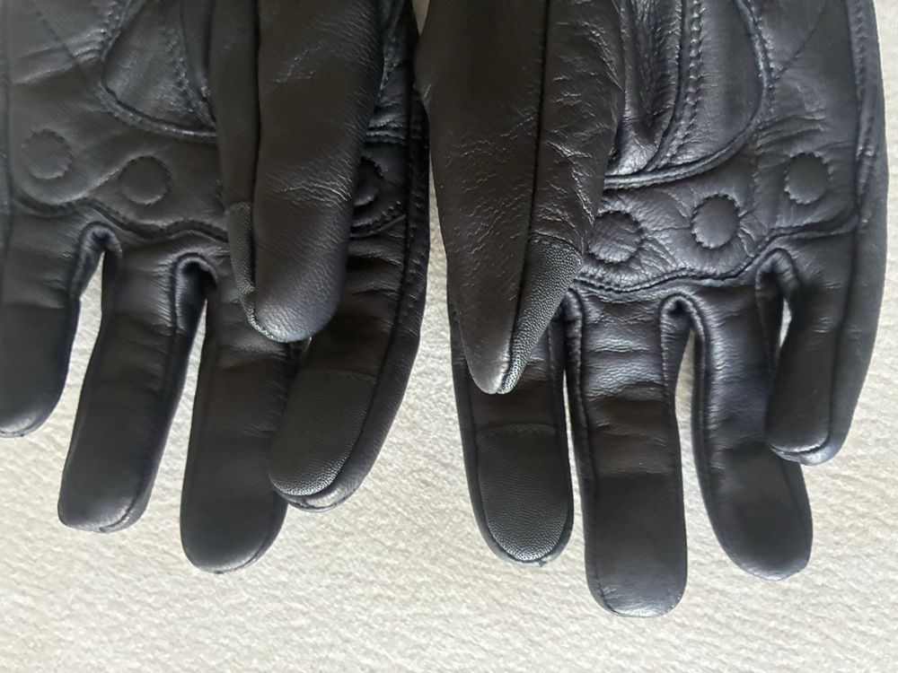 Luvas moto cabedal