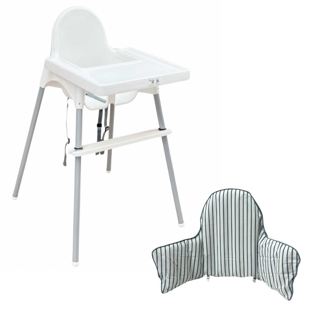 IKEA ANTILOP: стілець зі стільницею + підніжка + подушка з чохлом