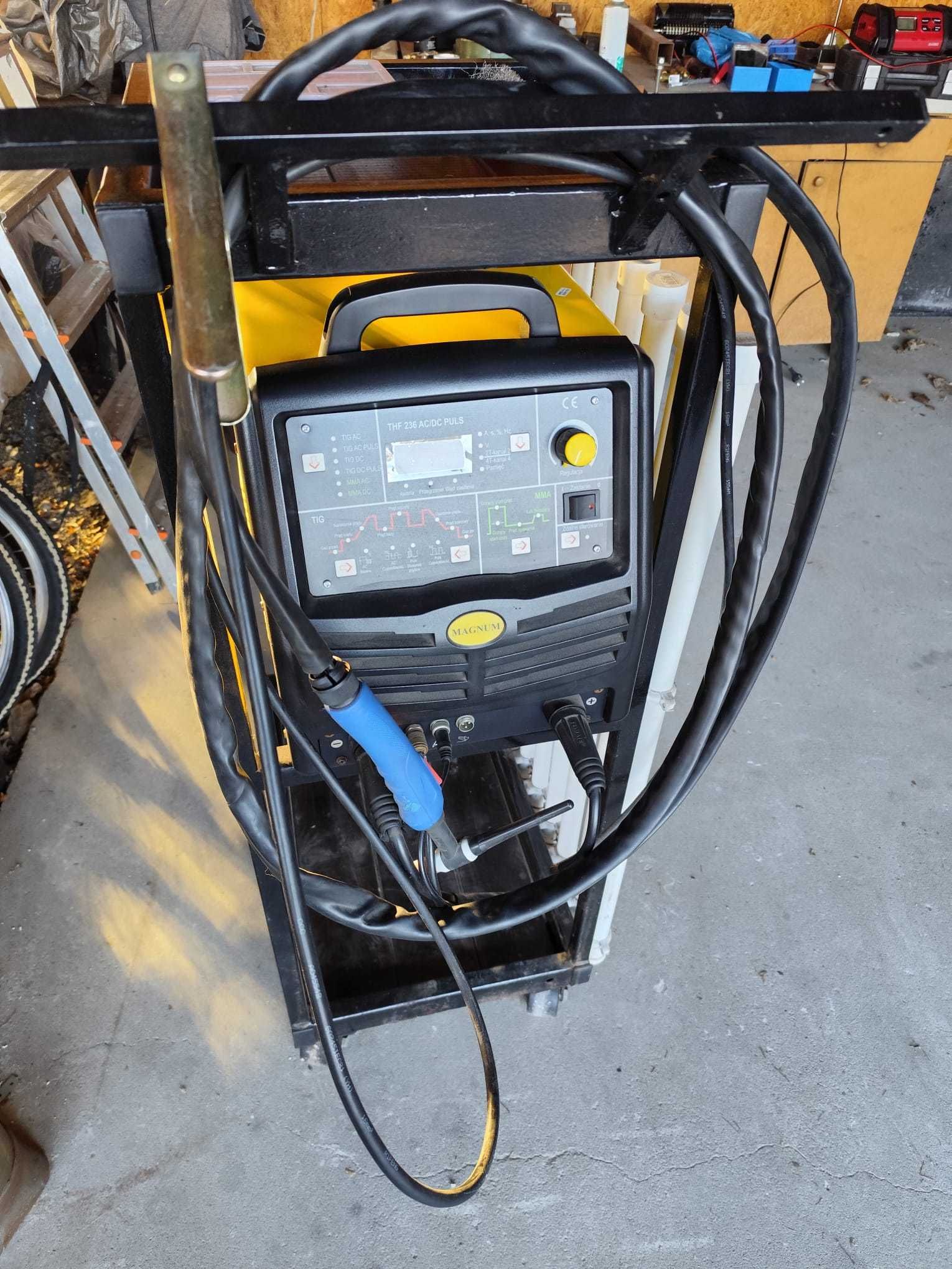 Spawarka TIG Magnum THF 236 AC/DC puls igbt + wózek
