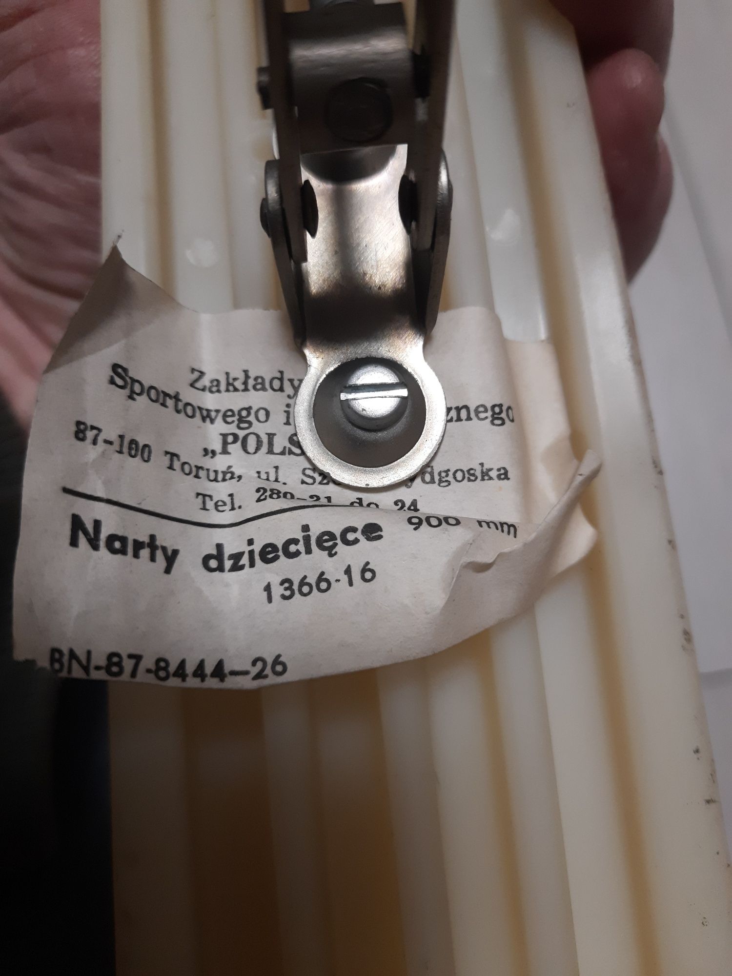 Narty  z prl polsport Toruń 1987rok nowe 90cm