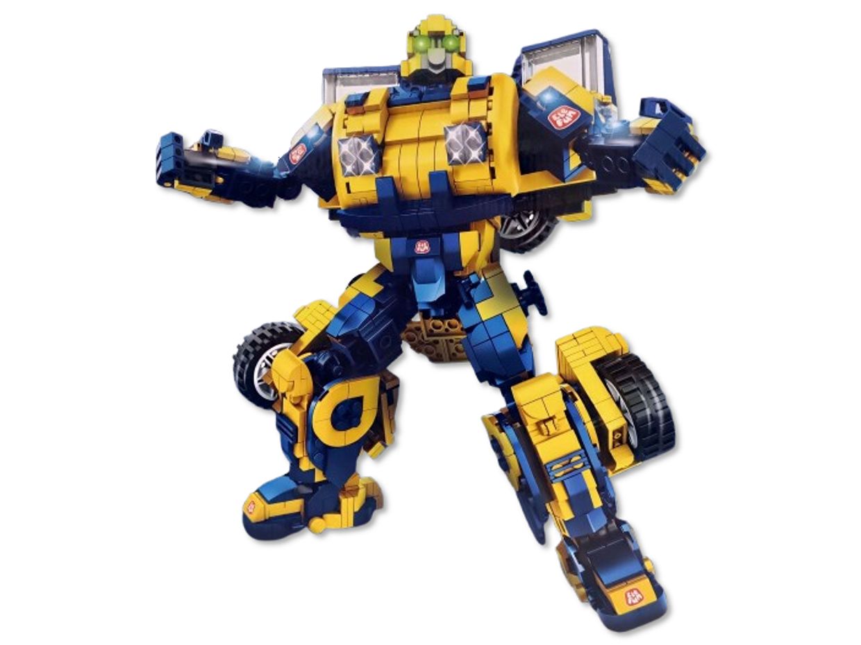 Klocki Elefun Transformax Samochód i robot 621019