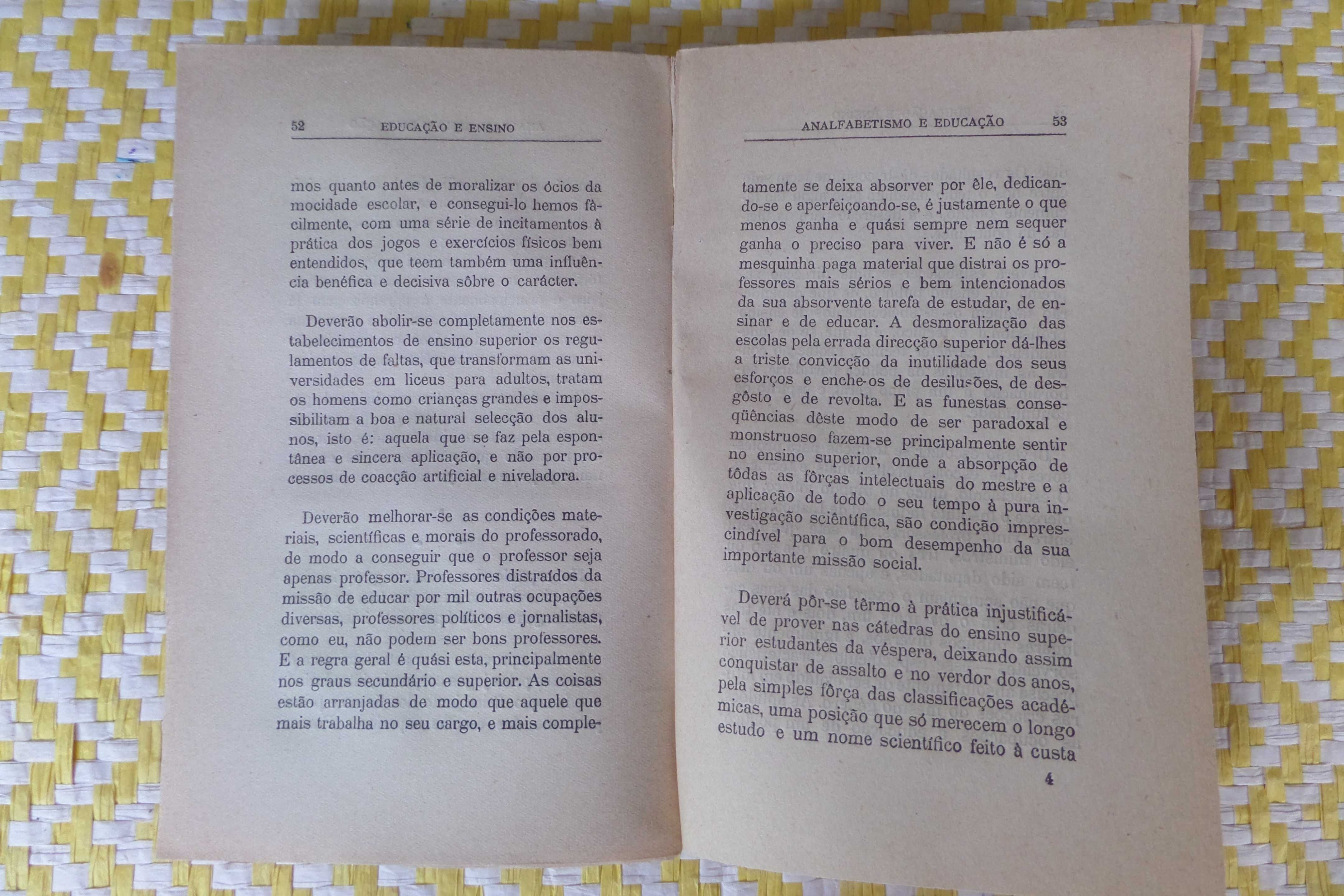 Educação e Ensino - Agostinho de Campos