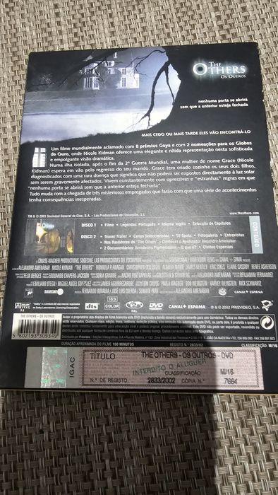 DVD The Others Nicole Kidman