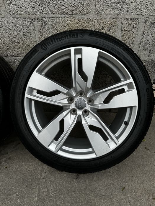 Oryginalne koła R21 5x112 Audi Q7 SQ7 Q8 4M0 Opony 285/40/21