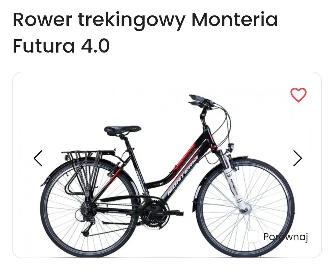 SUPER ZADBANY Rower trekingowy Monteria Futura 4.0