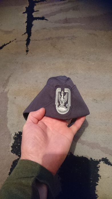 Czapka wojskowa. Furażerka pilota. Rozmiar 56. Wojsko Polskie.