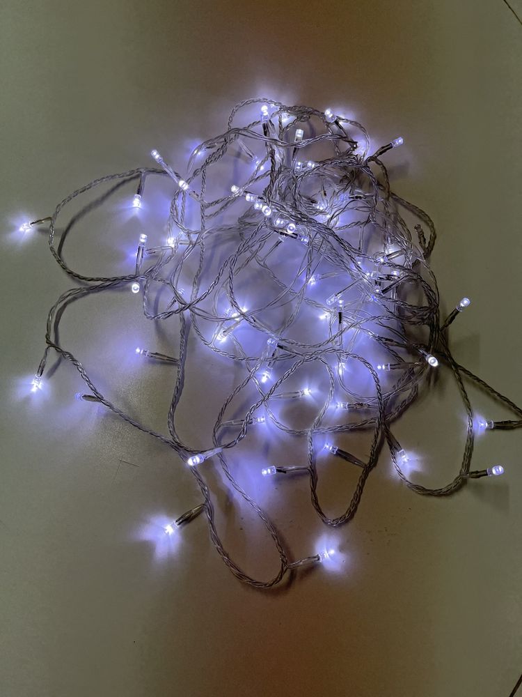 Fita/grinalda luminosa 80 lâmpadas para decoração