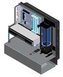 M-CASE 3 - Open AIR CASE / otwarta obudowa PC/ test bench / AIO 3x360