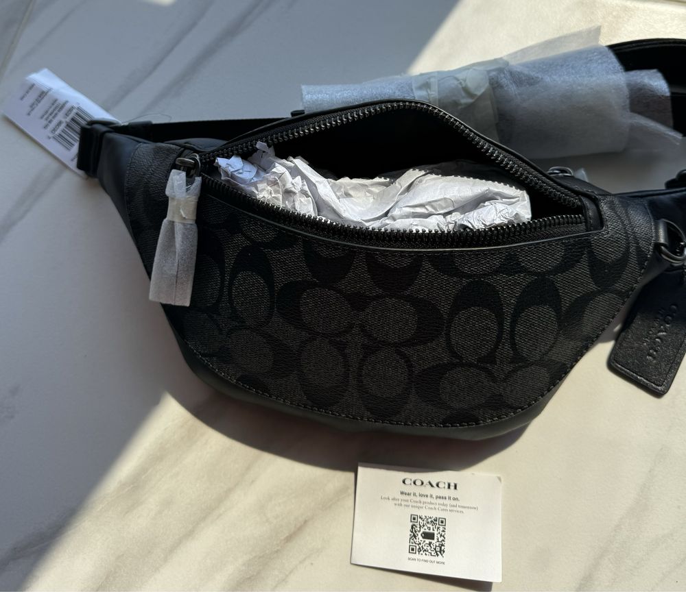 Сумка Warren Mini Belt Bag In Signature Canvas сумочка барсетка