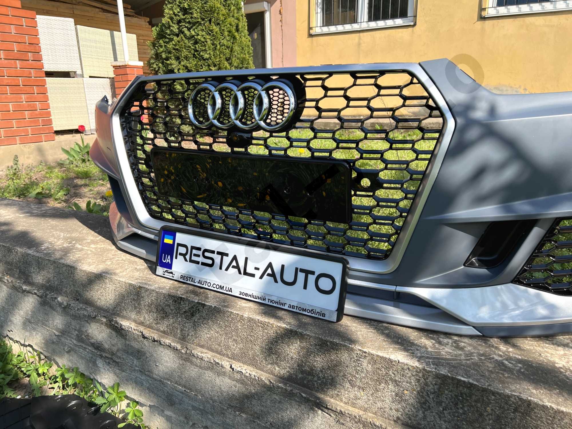 передний бампер на ауди а4 б9 стиль рс4 БАМПЕР audi a4 b9 s4 b9 rs4