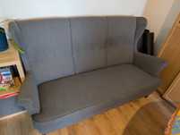 Sofa Ikea strandmon szara