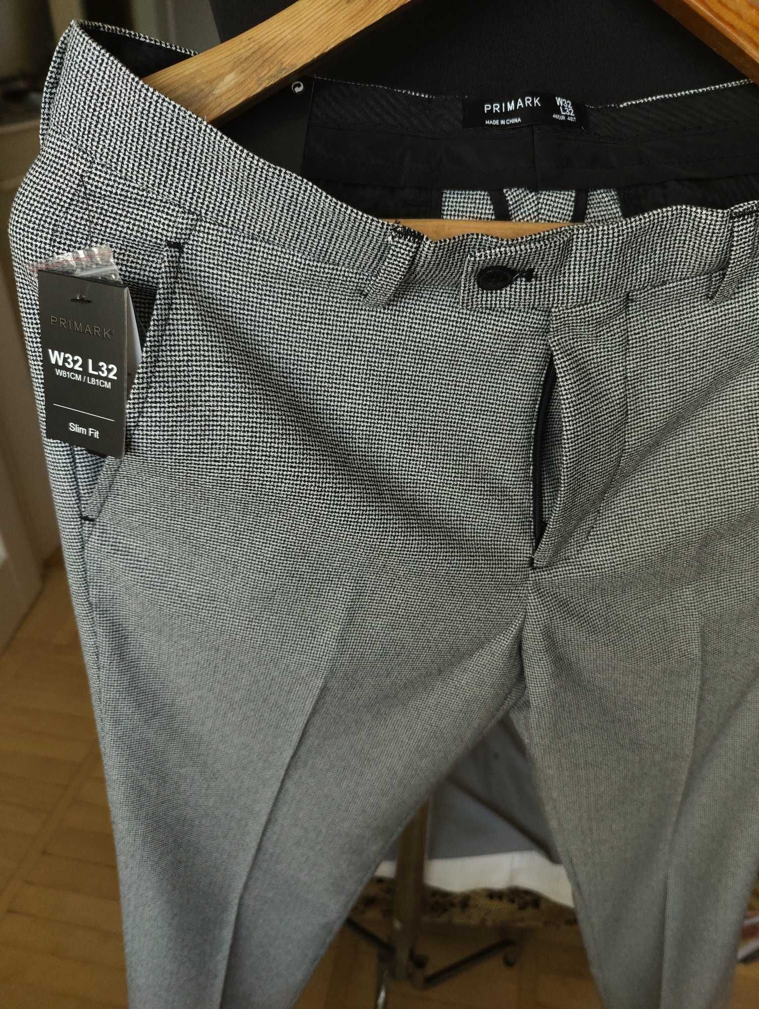 Джинсы (chino Primark trousers Germany W30-31 stretch grey.