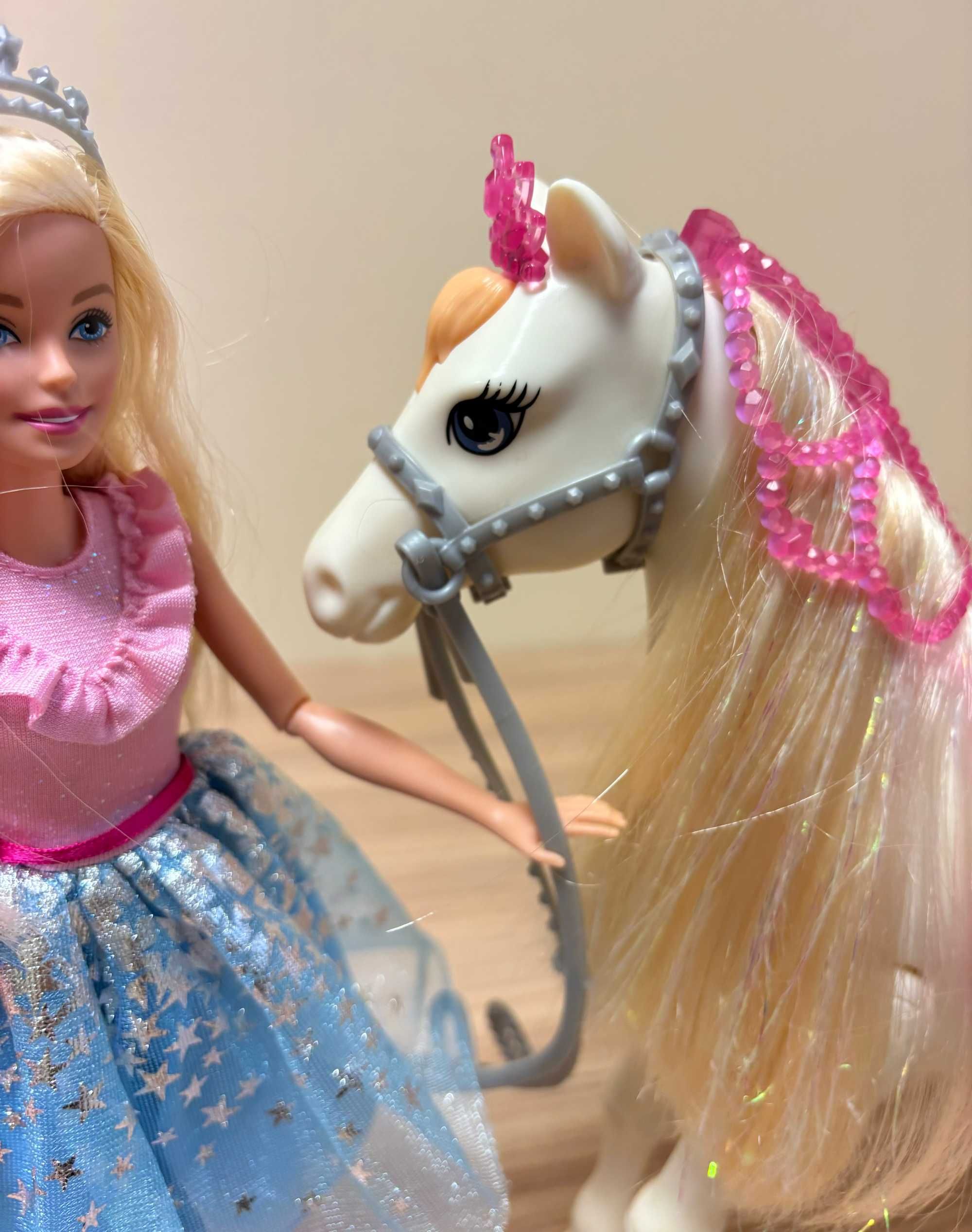 Lalka Barbie Princess  Koń GYK64