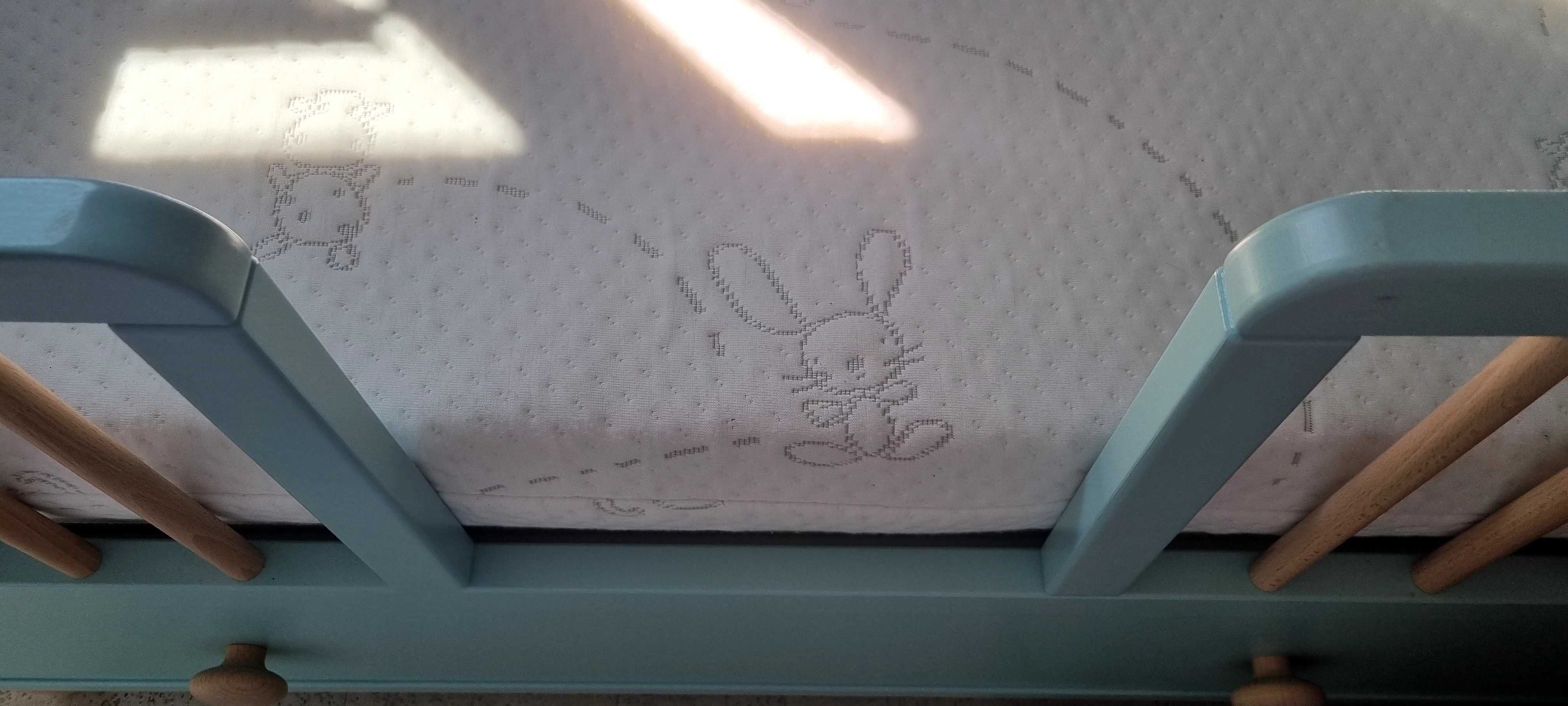 Łożeczko dziecięce ikea myllra z szufladą