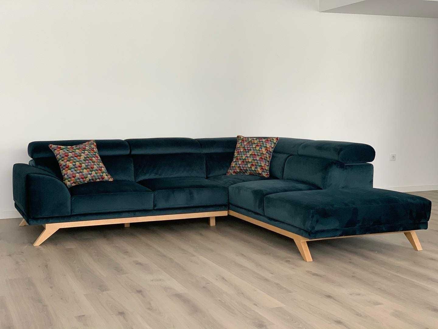 Sofa canto com cama e baú de arrumaçao NOVO