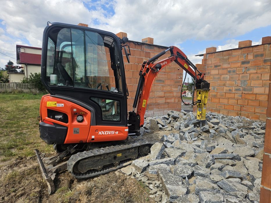 Usługi minikoparka Namysłow Bierutów wynajme miniładowarki bobcat