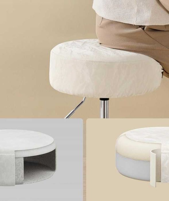 Krzesło Stołek do Makijażu  Fotel Krzesło do Toaletki OBROTOWE