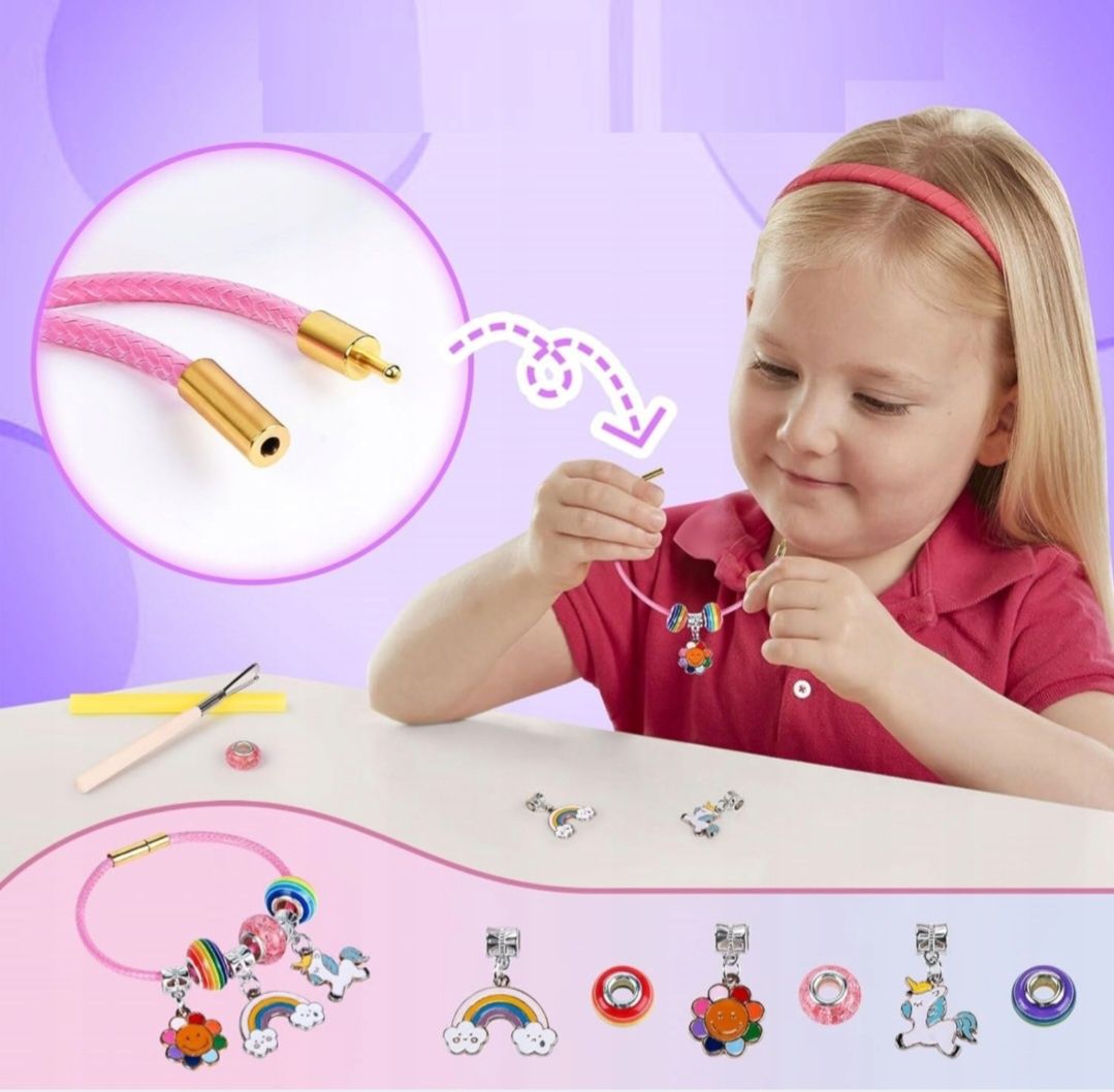 Kreatywny zestaw dla dziecka bransoletka idealny prezent