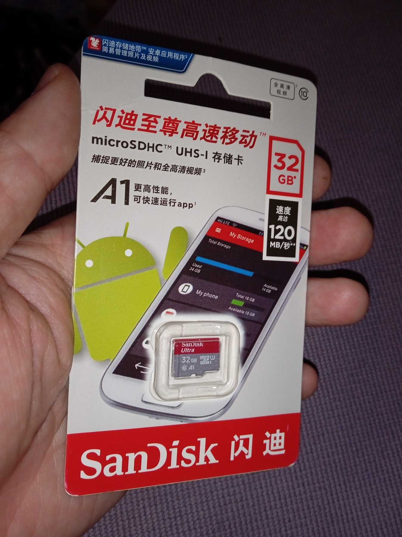 Карта пам'яті SanDisk 32 ГБ картка