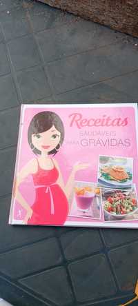 Livro Receitas saudáveis para grávidas 7€