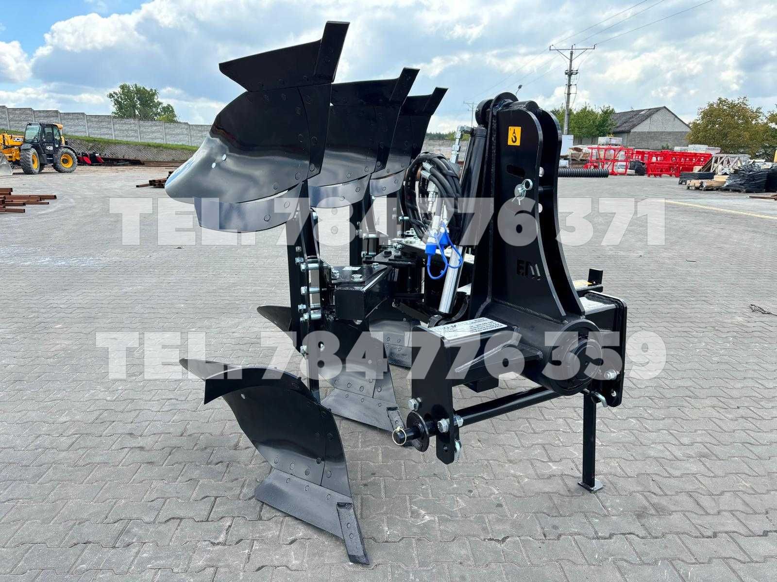 Pług obrotowy zagonowy EURO MASZ odkładnie kvernalend 18" 3/4/5 skiby