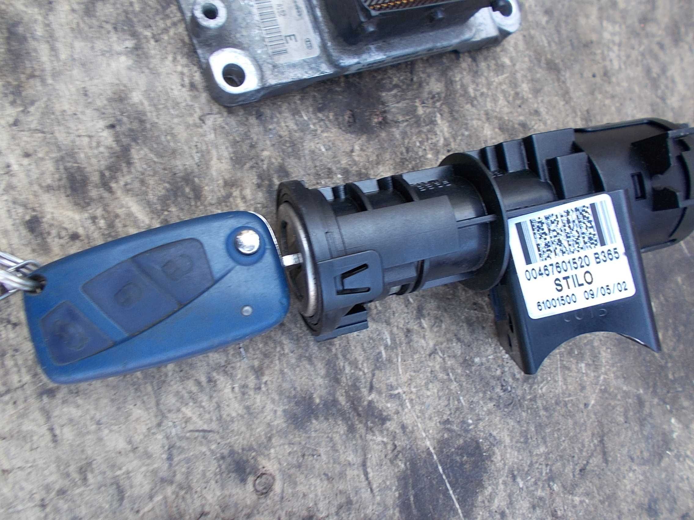 fiat STILO 2.4 20v 02r komputer silnika klucz immo bsi ME31F002