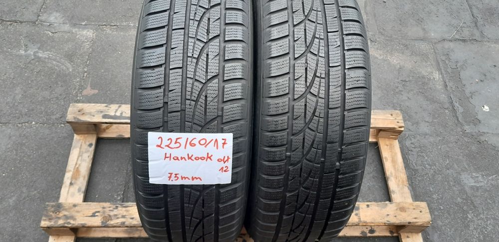 Opony Zimowe 225÷60÷17÷.HANKOOK.7,5 mm.125 zł.Montaż.Wysyłka.GWARANCJA
