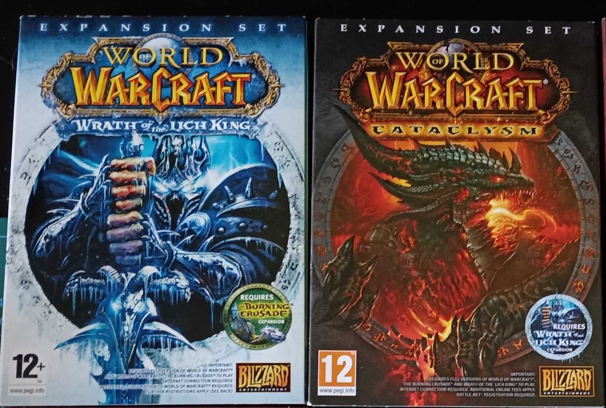 Warcraft (WotLK + Cataclysm) + Diablo 3 + Overwatch + Starcraft 2 BOXy