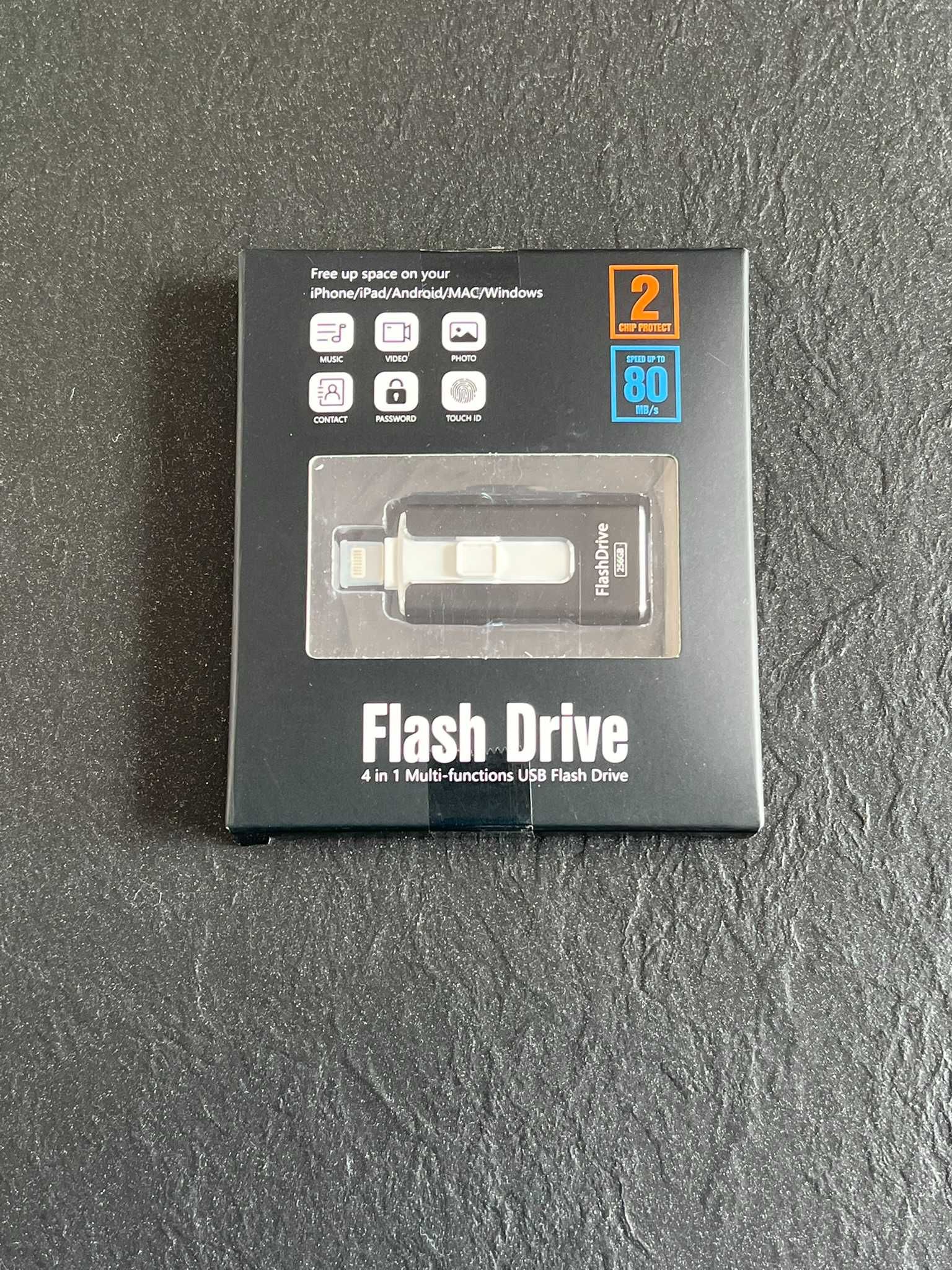 Dysk flash USB GNASEET 256 GB do iPhone'a i Android
