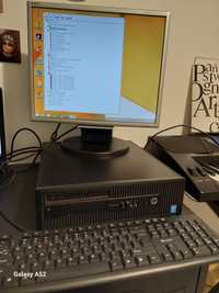 Komputer HP stac. + monitor  + klawiatur a