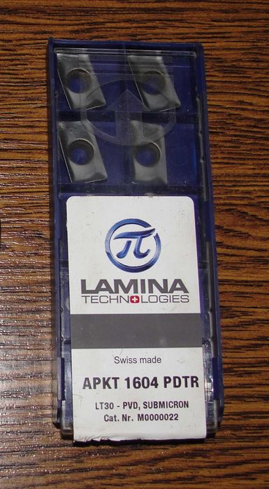 Płytka APKT 1604 PDTR LT30 - Lamina