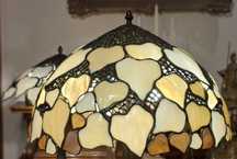 Unikatowa lampa witrażowa  ( Tiffany) , wys.156cm,śred.52cm ( 13,5kg)