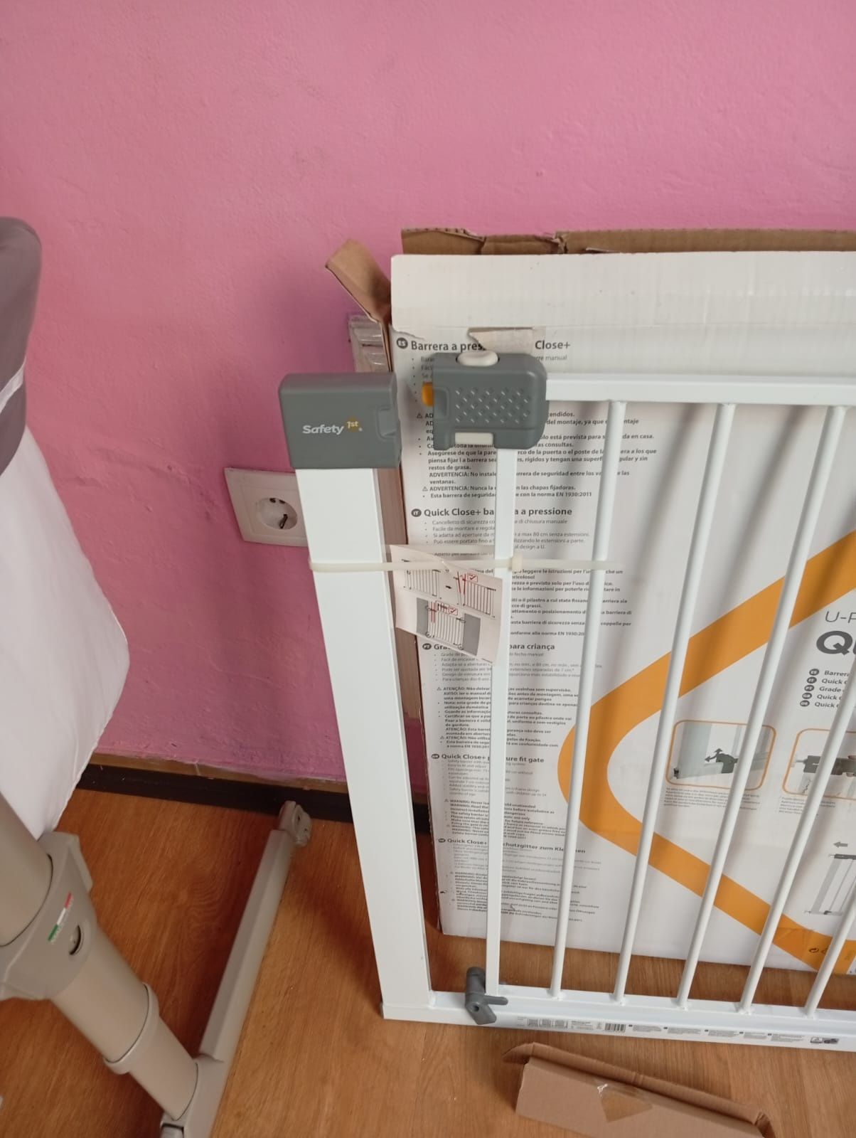 Grade de proteção para criança