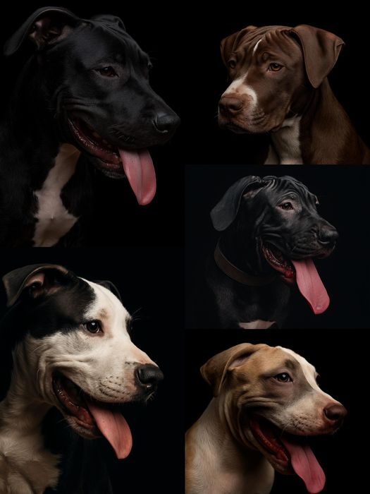 Чёрный кобель питбультерьера, ККУ, WKU