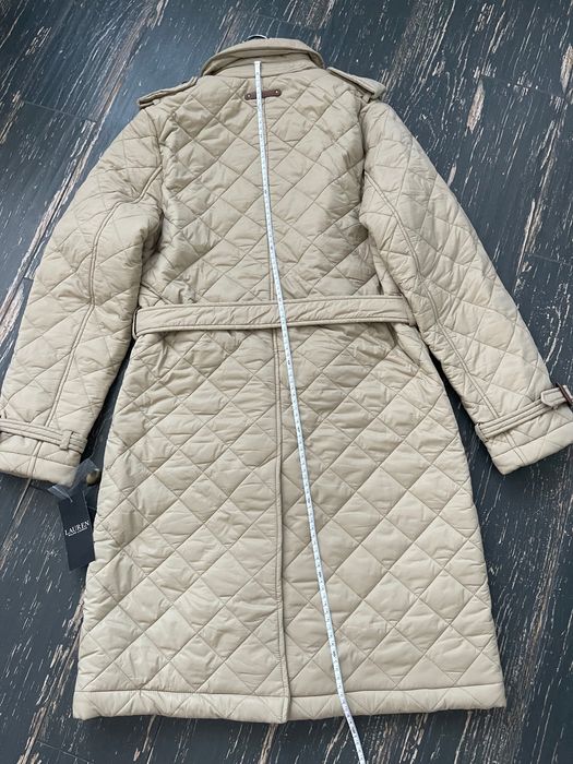 Ralph Lauren, Роскошный стеганый тренч пальто р М