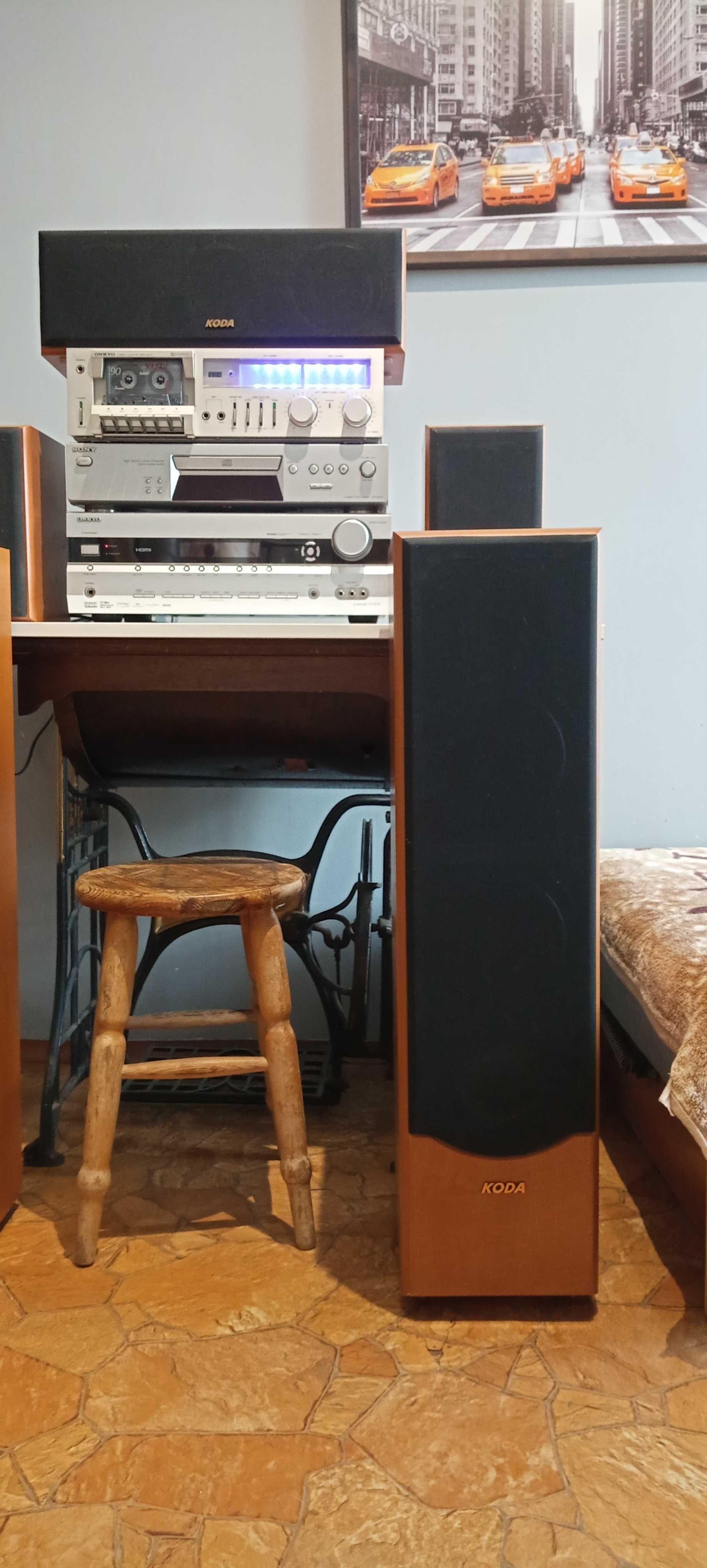 Wieża Audio 5.1 fajnie grający zestawik