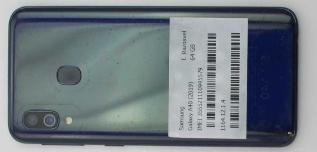 Samsung Galaxy A40 Dual Sim -3 Anos Garantia*Prestações*Váras cores