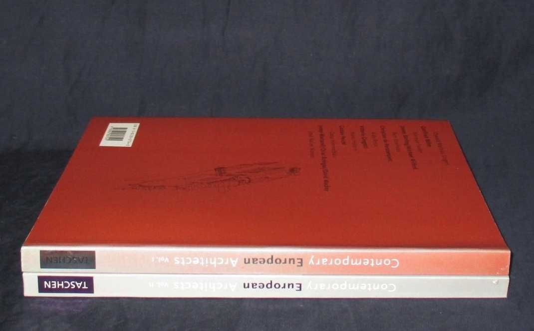 Livros Contemporary European Architects 2 volumes Taschen