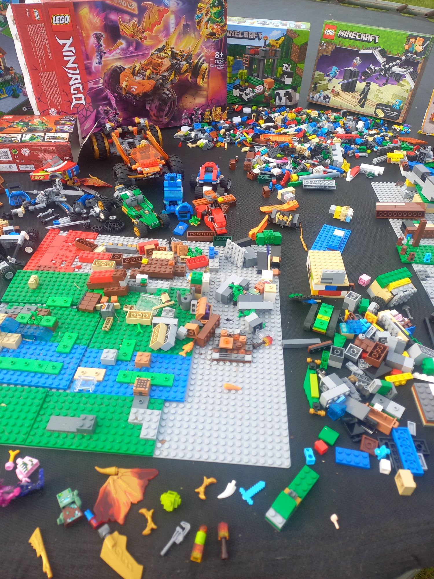 Zestaw lego xxxl minecraft ninjago city technic klocki  duży