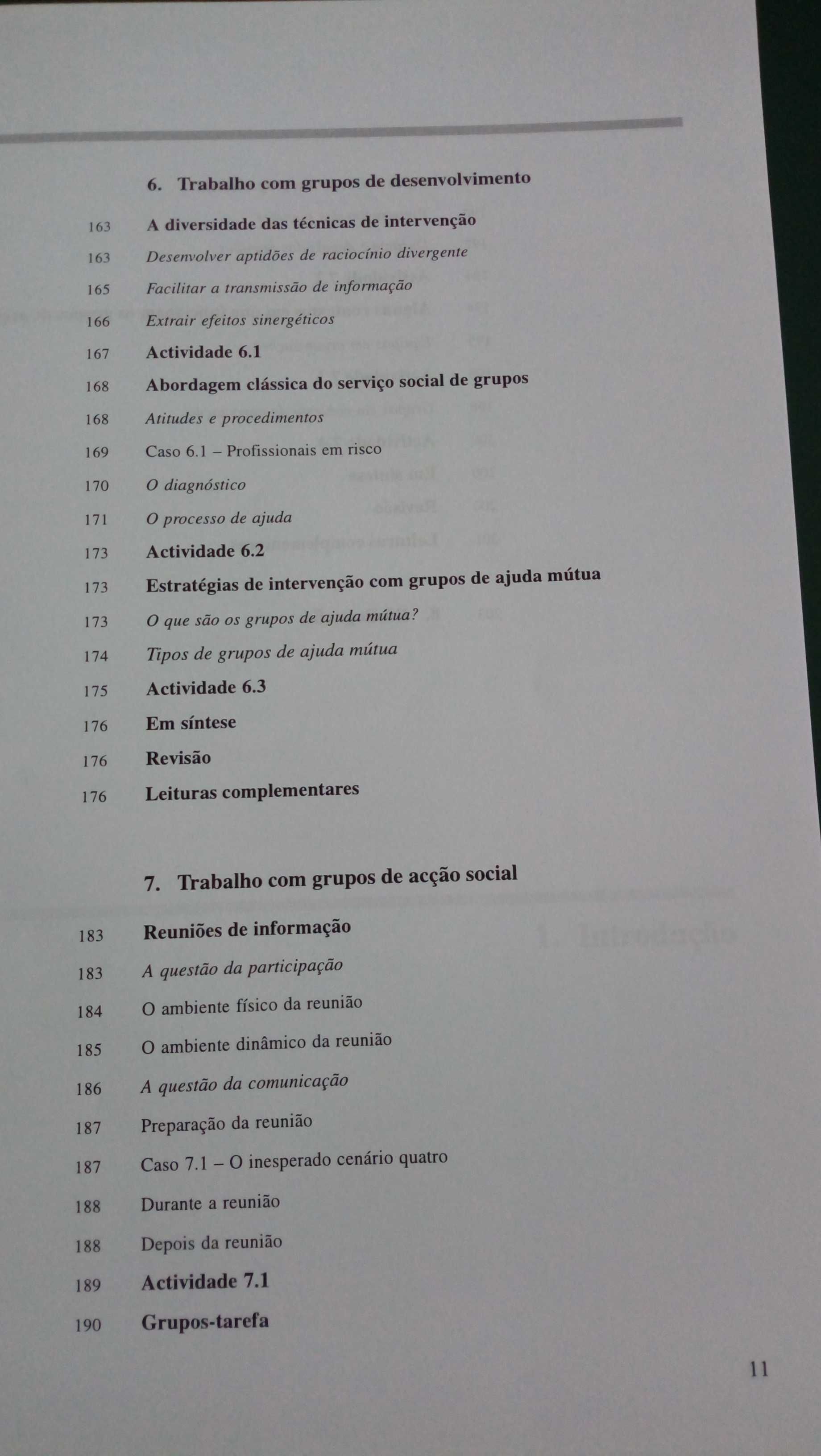 Intervenção social com grupos