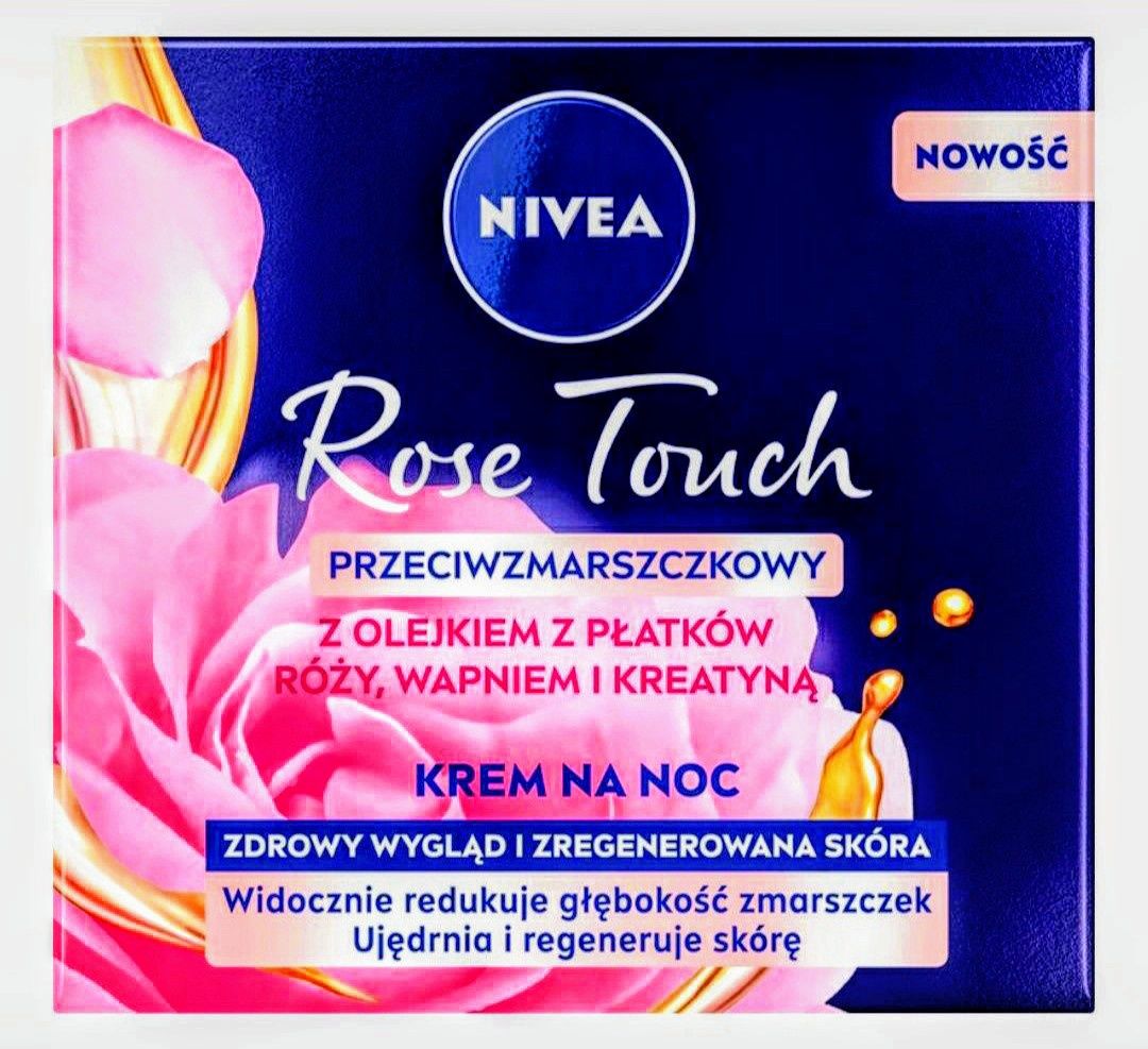 Nivea Rose Touch krem Przeciwzmarszczkowy na noc 50 ml
