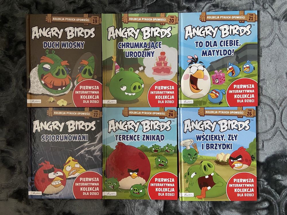 Zestaw 25 książeczek dla dzieci Angry Birds