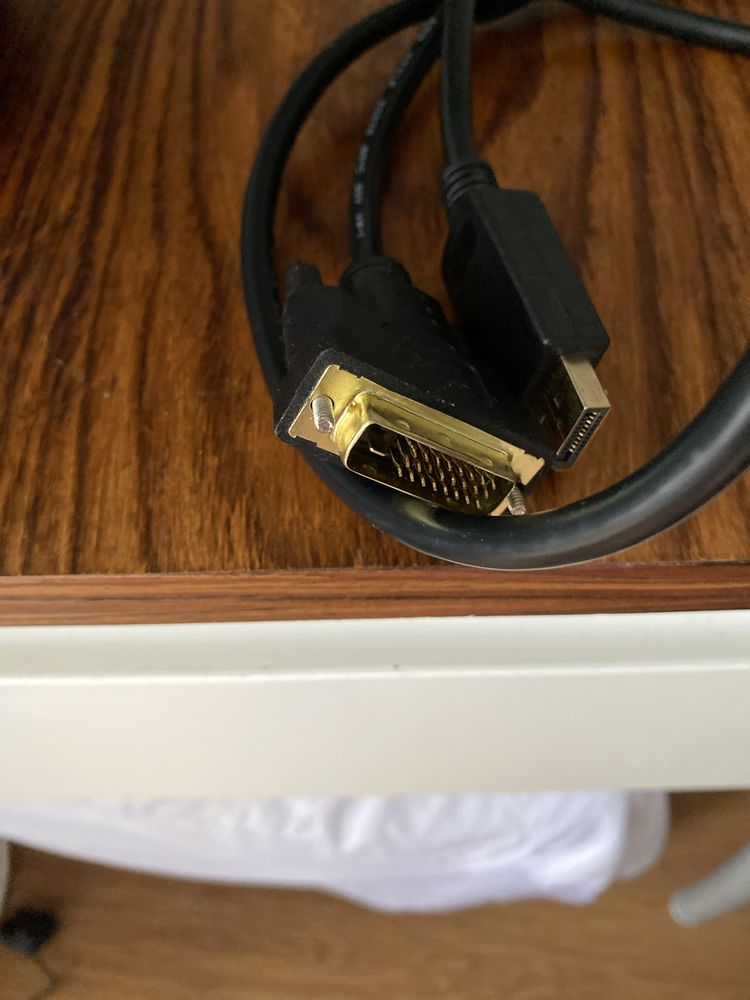Kabel sygnałowy do monitora o wtykach DisplayPort DVI-D 24+1
