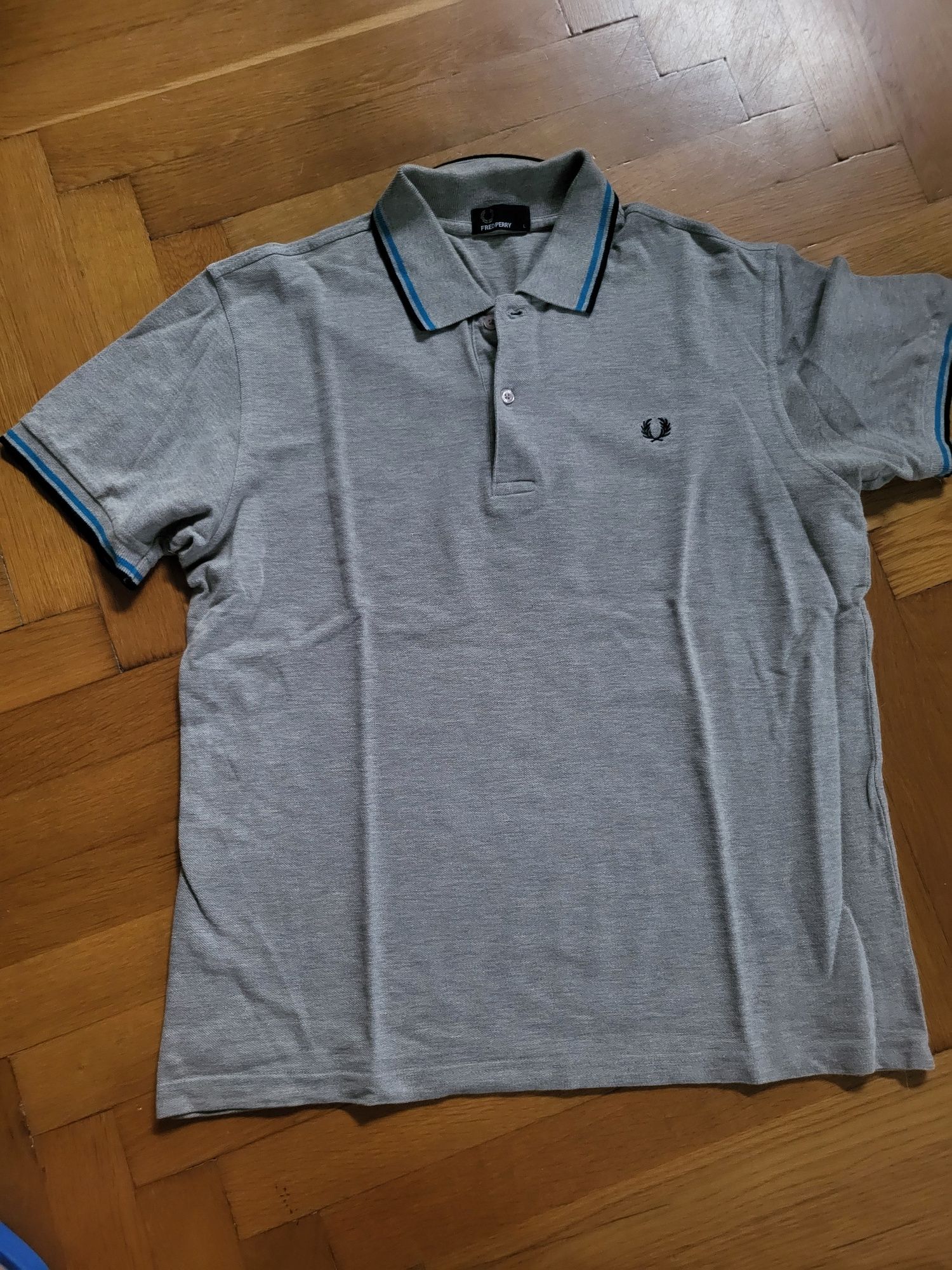 Fred Perry polo szare rozmiar L
