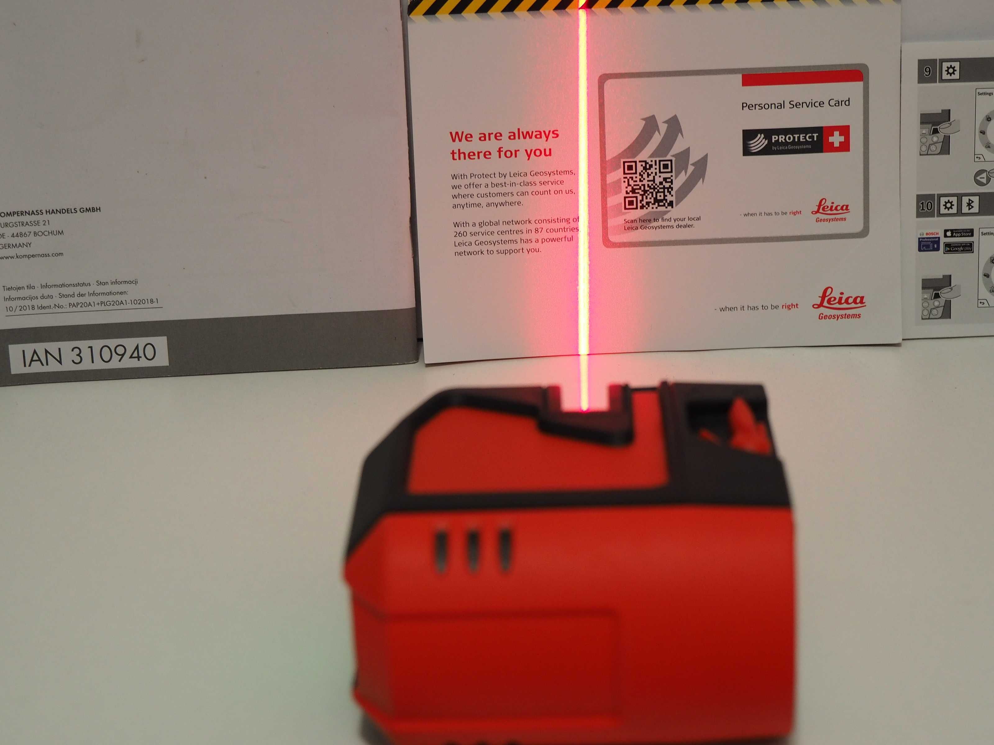 LEICA L2 P5 LINO laser krzyzowy punktowy czerwony Nowy Model wurth