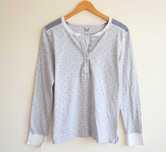 CREW CLOTHING COMPANY | bluzka do spania w kropeczki S