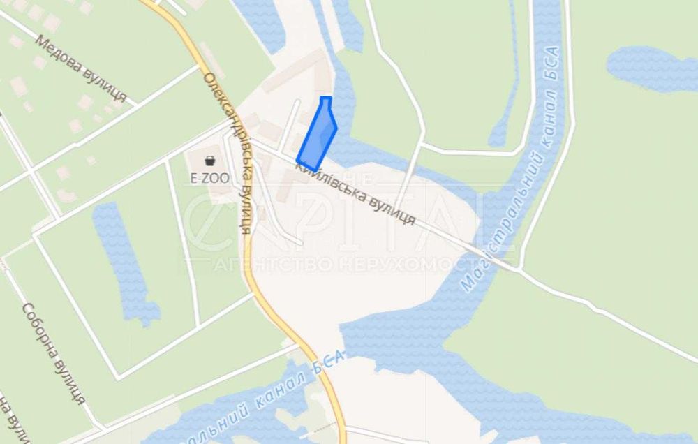 Продаж земельної комерційної ділянки 15 хв метро Славутич