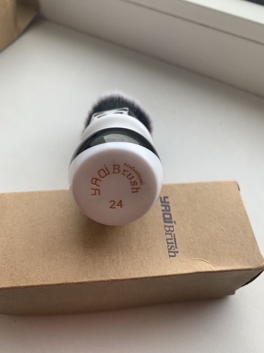 Помазок кисть щетка для влажного бритья YAQI 24мм синтетика Панда